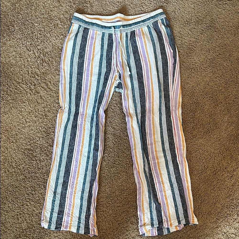 Striped Multicolor Kids Pants